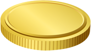 Floating coin