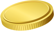 Floating coin
